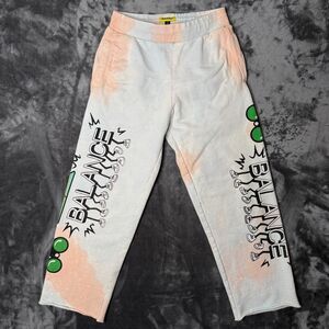 Market Work Life Balance Tie Dye Sweatpants Water Size Small